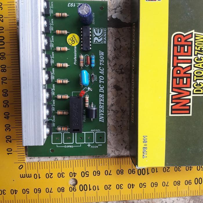 kit inverter dc to ac 750 watt pengubah arus listrik dc ke ac