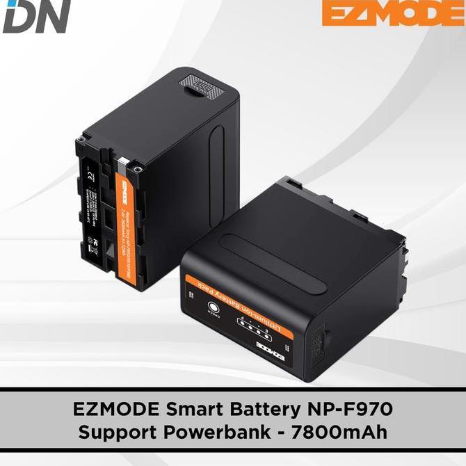 EZMODE Smart Battery NP-F970 Support Powerbank Type-C - 7800mAh