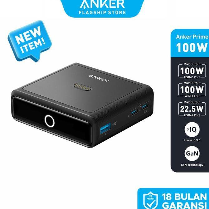 Anker 100W Wireless Charging Base 4in1 for Anker Prime Power Bank A1902
