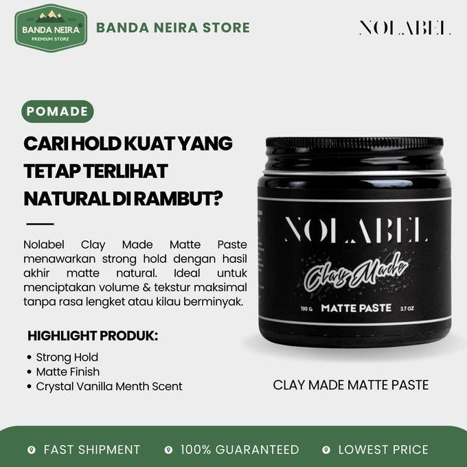 NO LABEL / NOLABEL Clay Made Matte Paste