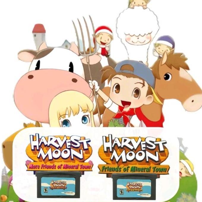 Kaset GBA Harvest Moon cartridge gameboy advance gba sp micro ds lite nds