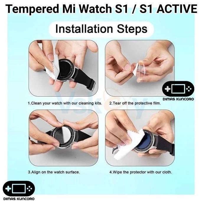 Tempered Mi Watch S1 / S1 ACTIVE screen protector glass lcd xiaomi watch s1 active