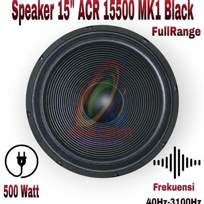 Speaker ACR 15 Inch 15500 MK-1 BLACK/ ACR 15500 MK1