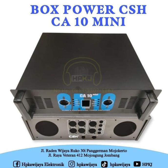 BOX POWER AMPLIFIER CSH CA 10 MINI box ampli CSH MINI CA10