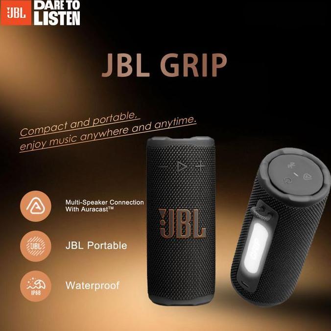 100%Original JBL Grip Speaker Bluetooth Portabel Ringkas Dengan JBL Pro Sound Yang Mantap Dan Cahaya