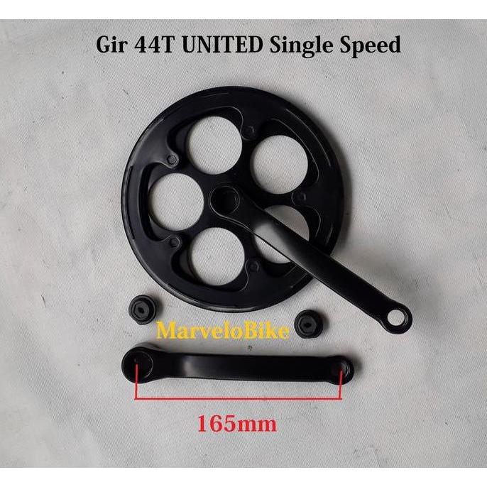 Crank Gir Sepeda Lipat BMX Fixie Mini 44T UNITED Single Speed