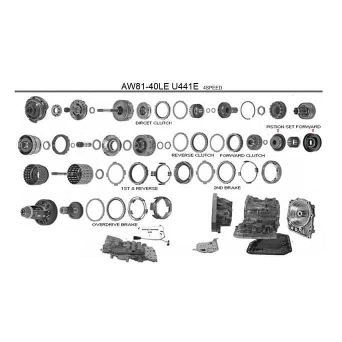Packing Kopling Matic Set Suzuki Swift Auto Kit 04351-525Ms