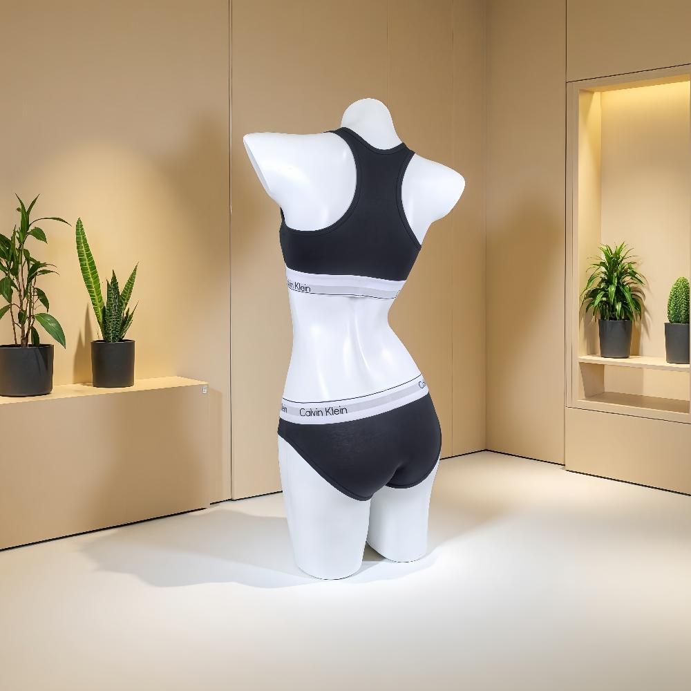 PROMO TERBARU Asli Calvin Klein Modern Cotton Bra Set  - Bra Wanita Katun Murni Tanpa Kawat - Tank T
