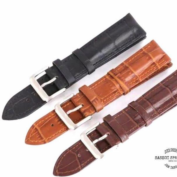 Clock- Tali Jam Tangan Kulit Time King Leather Strap Time King