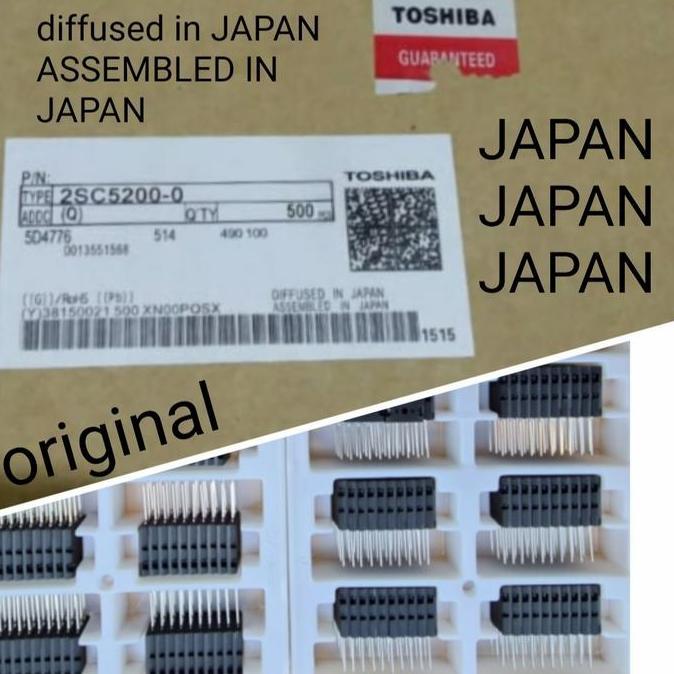 Comp- C5200 A1943 C 5200 A 1943 1 Set Toshiba 2Sc5200 1 Bagus