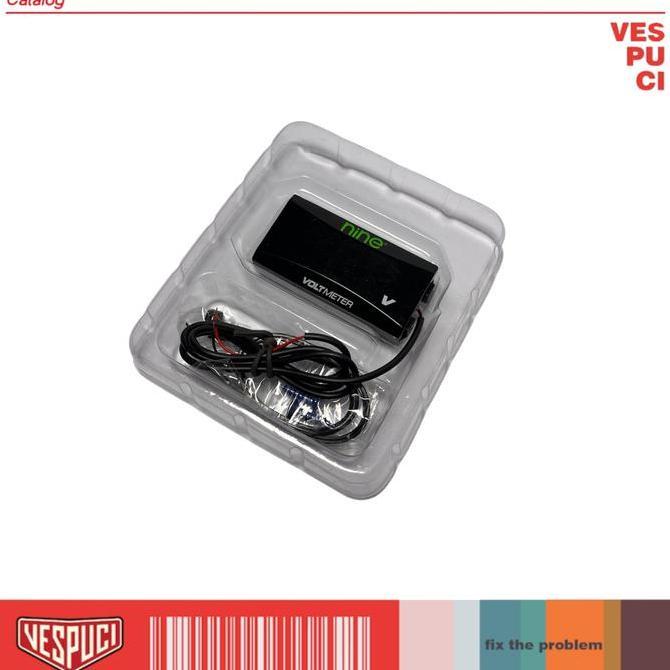 Promo Voltmeter Lx-Trix / Voltmeter Dan Jam 2 In 1 Motor Mobil Waterproof