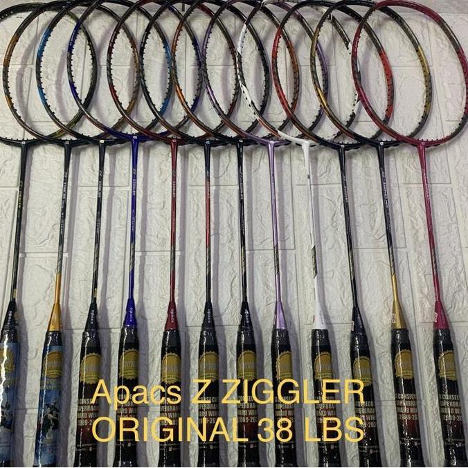 Raket Badminton apacs Z-ZIGGLER Z ZIGGLER UK ORIGINAL KUAT 38LBS