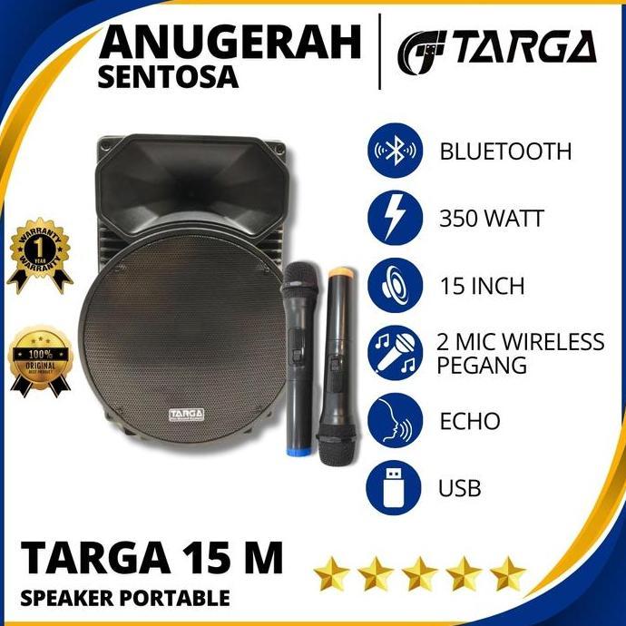 SPEAKER AKTIF PORTABLE TARGA 15M ORINAL