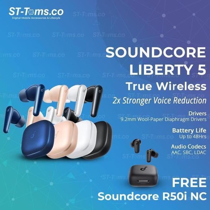 Anker Soundcore Liberty 5 Noise Cancelling LDAC ANC TWS - A3957