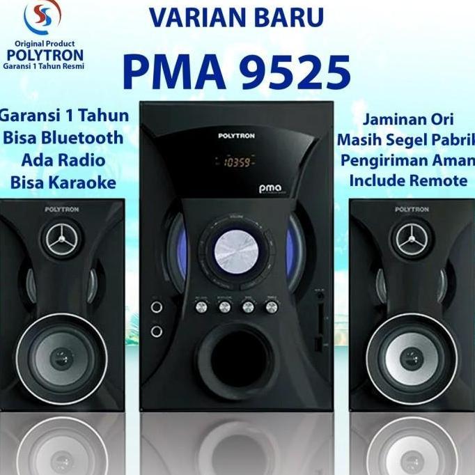 SPEAKER POLYTRON SPEAKER BLUETOOTH PMA9525 100% ORI dan 9310