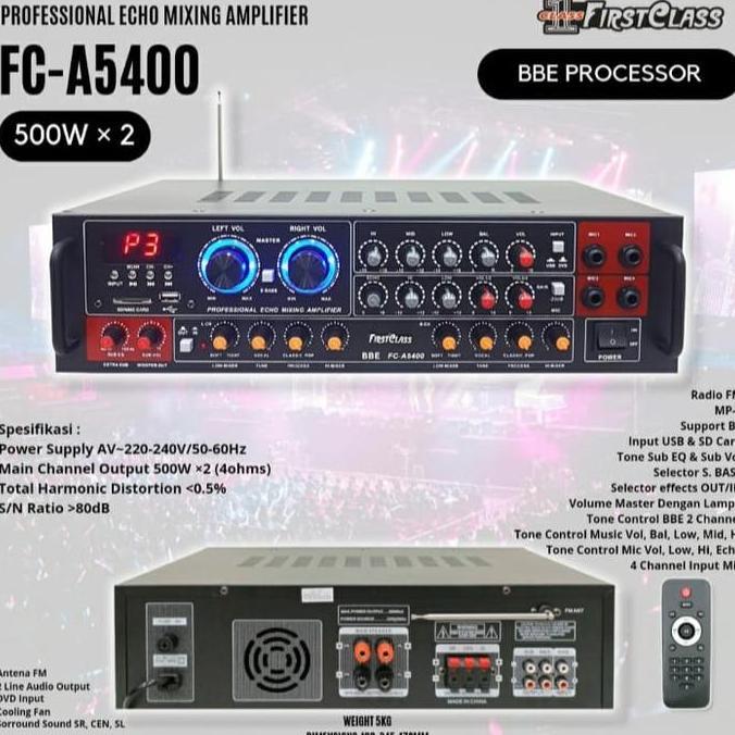 Amplifier Karaoke / Home Theater Firstclass FCA-5400