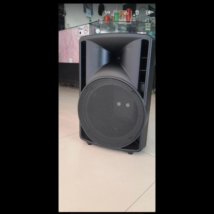 box speaker plastik fiber pvc 12 inch 12-27 sepasang 12- 27