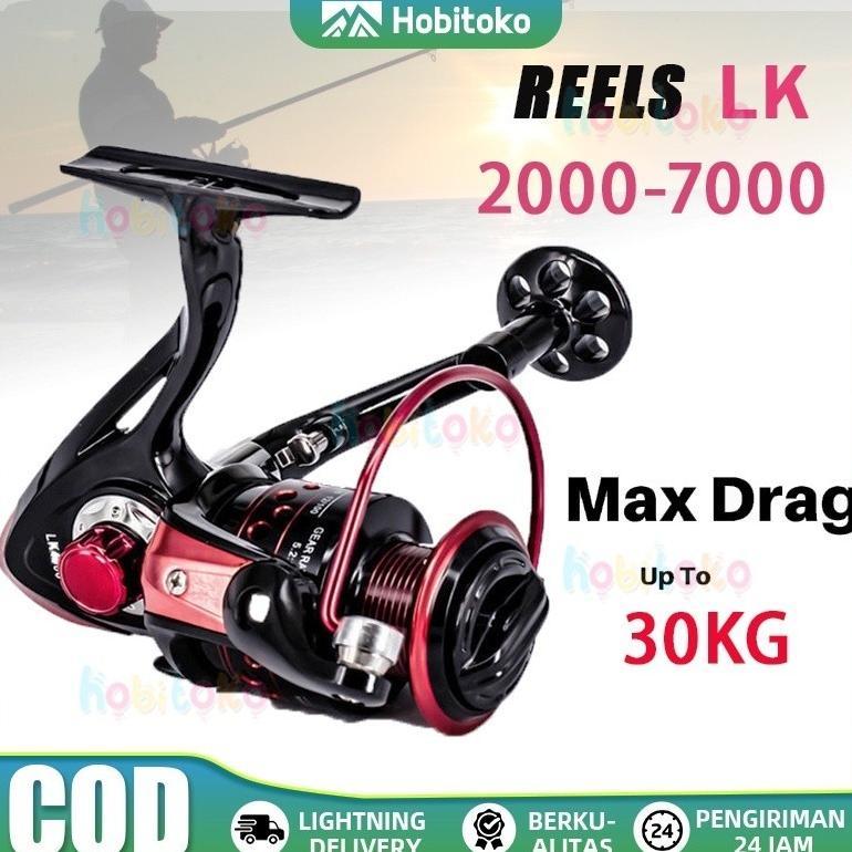 BESTPROMO Metal Fishing Reel Pancing LK2000 3000 4000 5000 6000 7000 Reel Pancing Metal Front Drag 1