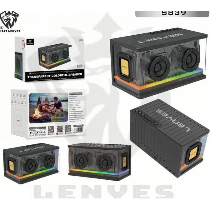 S839 - Speaker LENYES S-839 80W Wireless Speaker Bluetooth 5.2