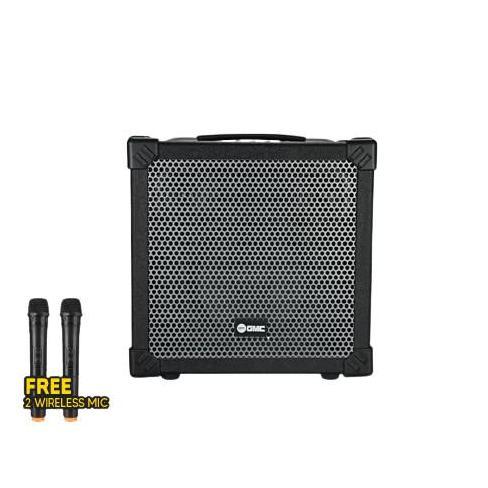 SPEAKER PORTABLE BLUETOOTH KARAOKE GMC 888R 8 INCH + 2 MIC Bass