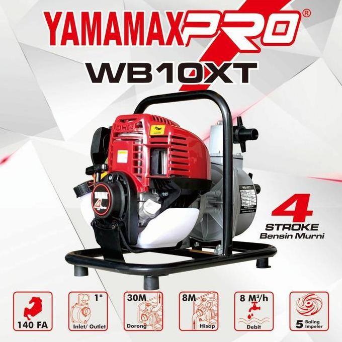 Pompa Air Alkon WB 10XT 4Tak(Bensin Murni) Yamamax Pro Pompa Bensin 1"