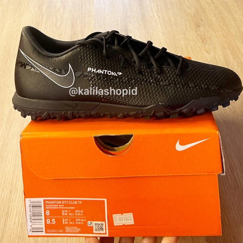 HOT DEALS Sepatu Futsal Nike Phantom GT2 Club TF DC0821 001 Ori (Ready Stock)