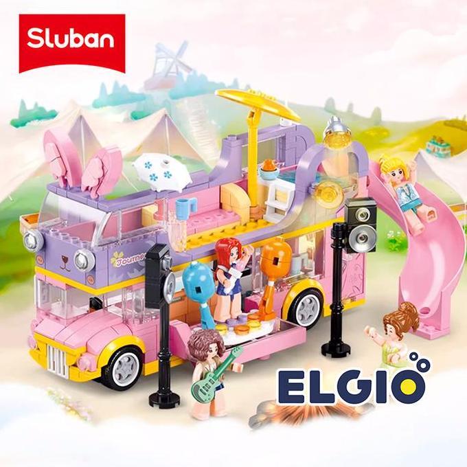 Sluban Bricks Mobil RV Theater Car Music B1165