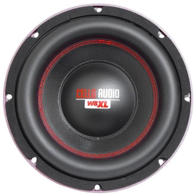 Promo BTJ AUDIO Subwoofer Cello W8XL 8 Inch Double Magnet & Double Coil DVC 4 Ohm 250w RMS Bass Powe