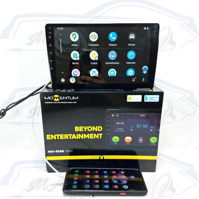 Promo Head unit Android MOMENTUM MO-9166 9 inch IPS SCREEN Diskon