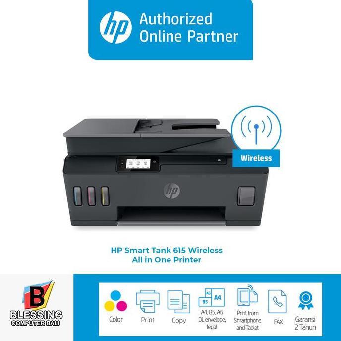 Printer HP 615 Smart Tank Wireless All in One / HP Smart Tank 615