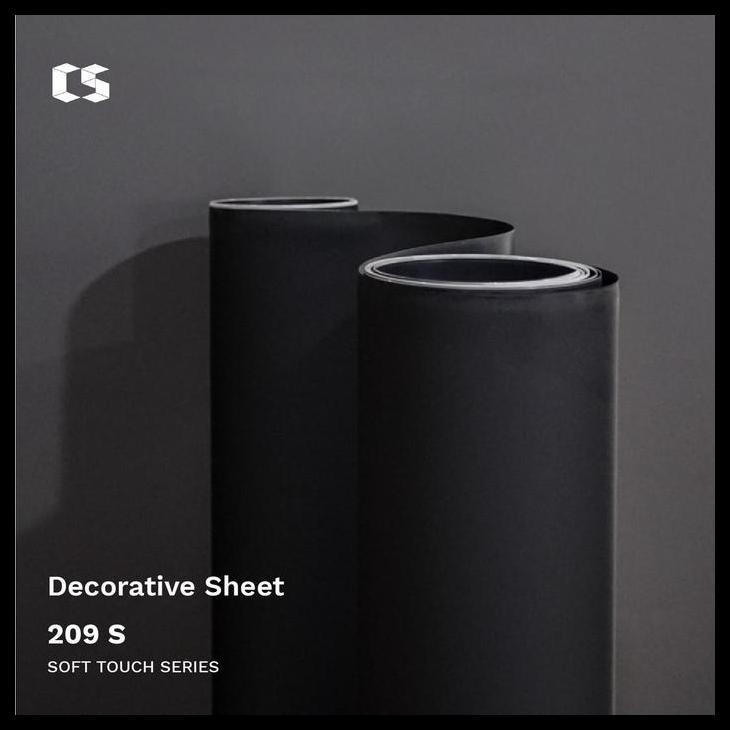 Terlaris Decosheet Hitam Cs 209 S Soft Touch Decosit Dekosit Furniture Pvc Not Taco Sheet Best Quali