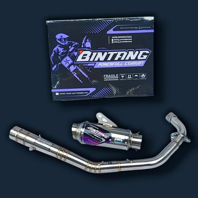 Knalpot Sonic 150R New Type MP2 Original Bintang  Mesin Motorcycle