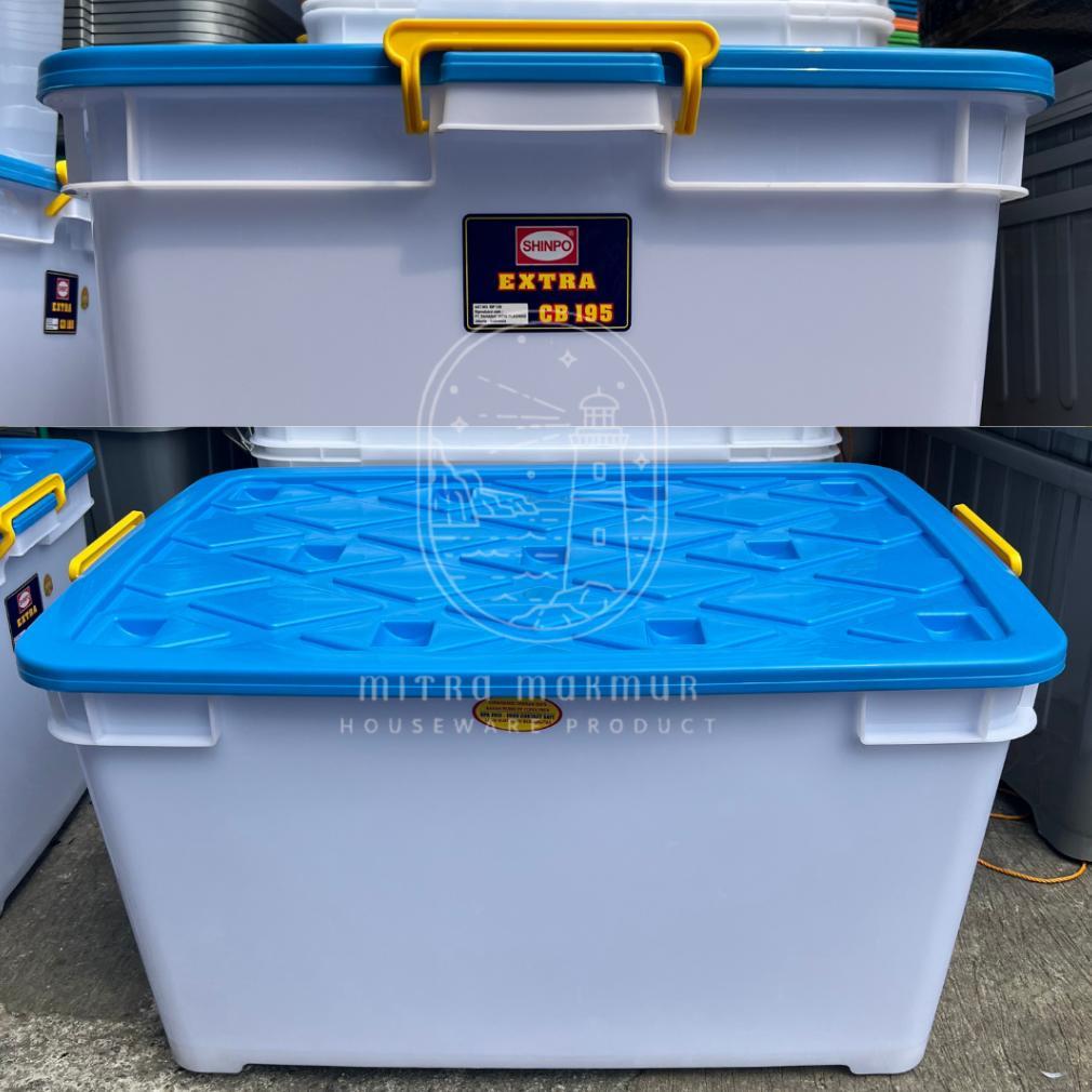 KARGO - CONTAINER BOX 195 LITER KONTAINER RODA JUMBO SHINPO 195 LITER BOX PLASTIK