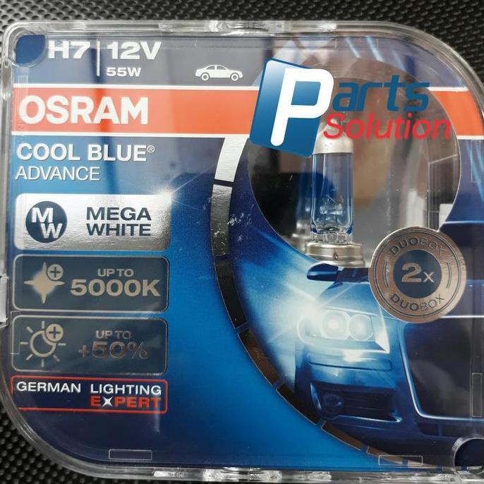 Bohlam Lampu Putih Ninja 250 Pulsar 220F Yamaha R25 OSRAM H7 Cool Blue