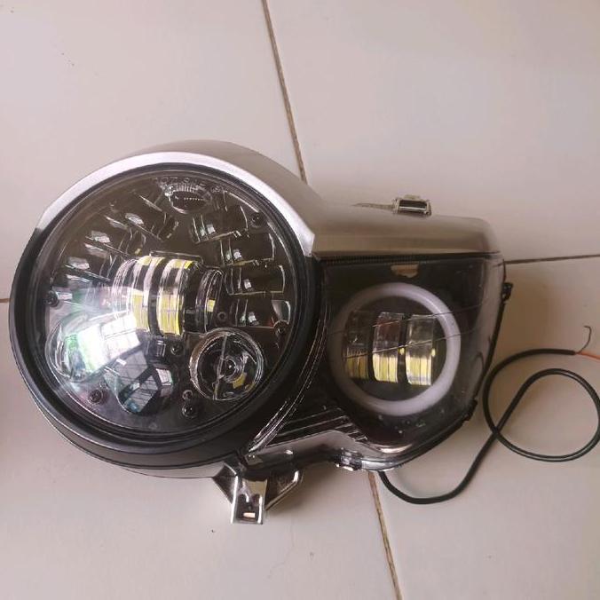 karpet 88 | lampu daymaker Honda Tiger pece set FULLSET full bulat demeker daymeker led