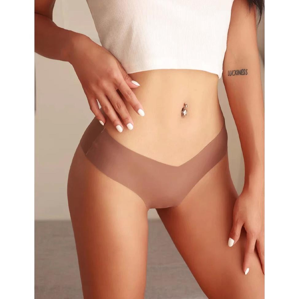 new product feminin celana dalam seamless v shape underware sexy cd tipis panties anti jimplak tipe 