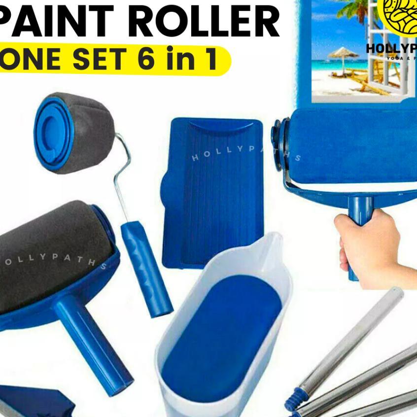 Roll Cat Tembok / Kuas Cat Tembok Paint Runner Pro Kuas Roller Cat 6 In 1