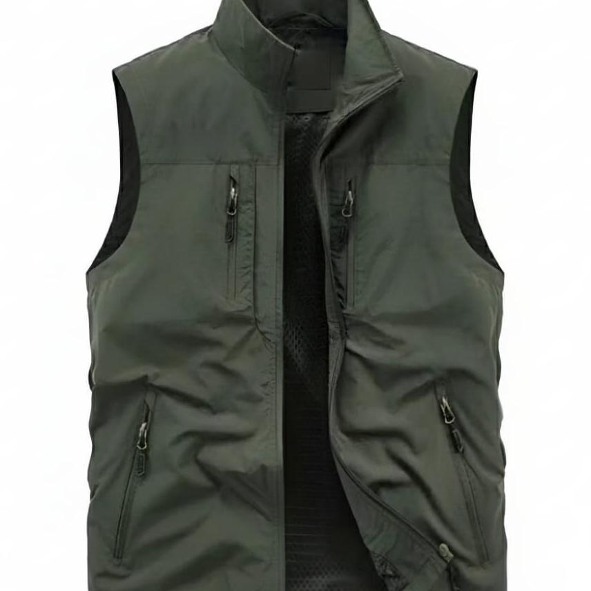 Rompi Vest Pria 4 Saku Taslan Tebal Best Seller Original