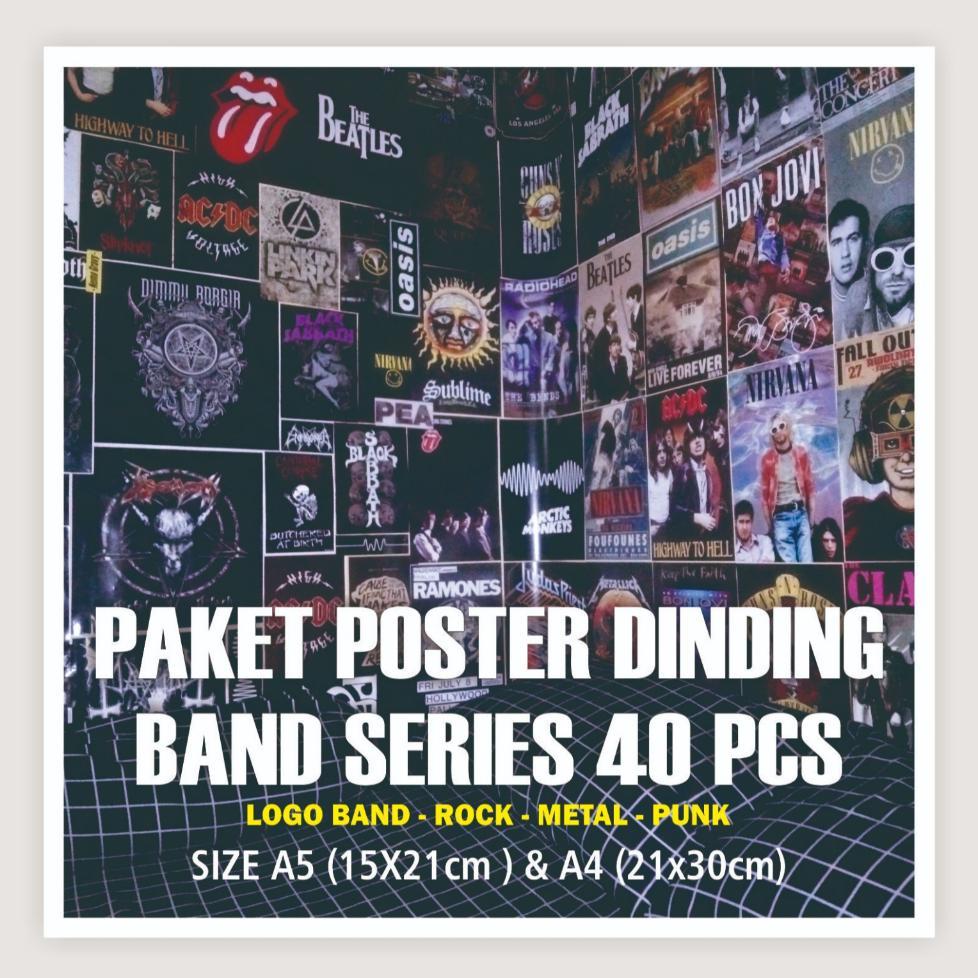Poster Dinding Aesthetic | Poster Band Series