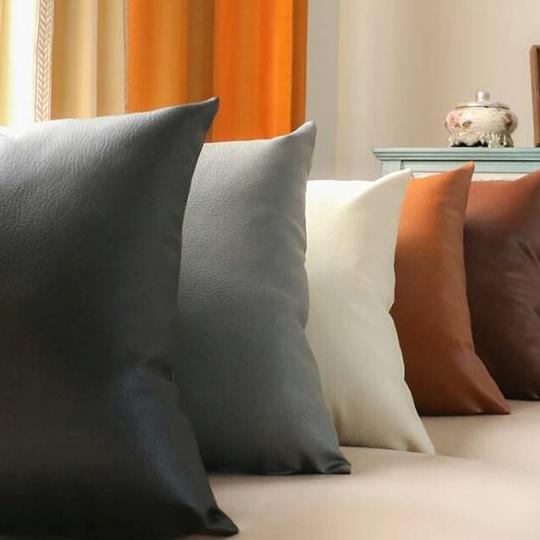 Bantal Sofa Kulit - Bantal Kulit Oscar - Bantal Kursi