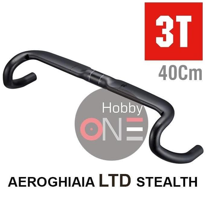 Handlebar 3T AEROGHIAIA LTD STEALTH 40 Cm Gravel Racing Dropbar