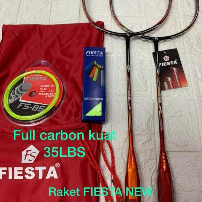 Promo New Raket Badminton Fiesta Fs Break Free 555 Full Carbon Taiwan 35Lbs