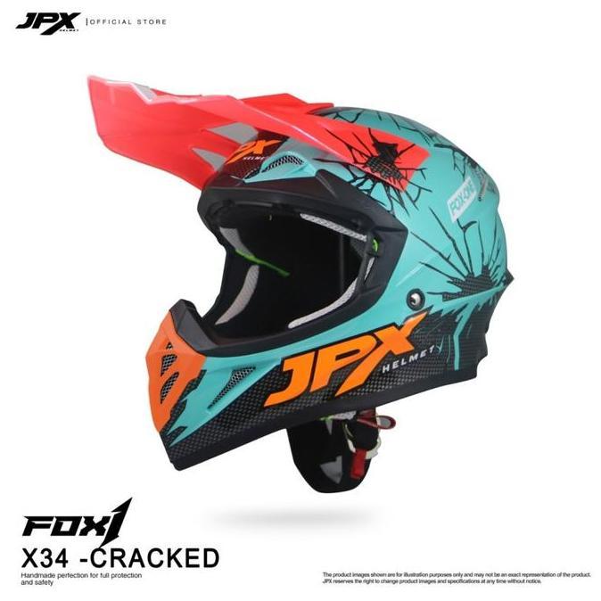 Helm JPX Cross Full Face FOX1 X34