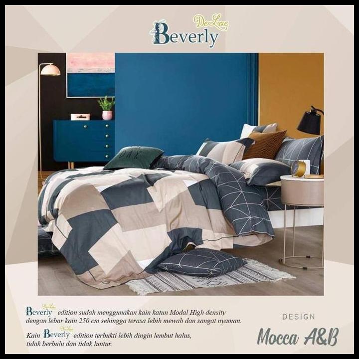 Sprei Bahan Beverly - Mocca A&B Produk Unggulan