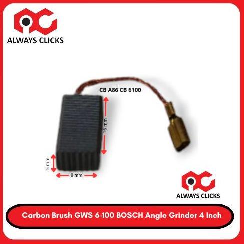 Carbon Brush A86 Bostel Gws 6100 Spul Arang Gws 6100 Mesin Gerinda Bosh 4 Inci