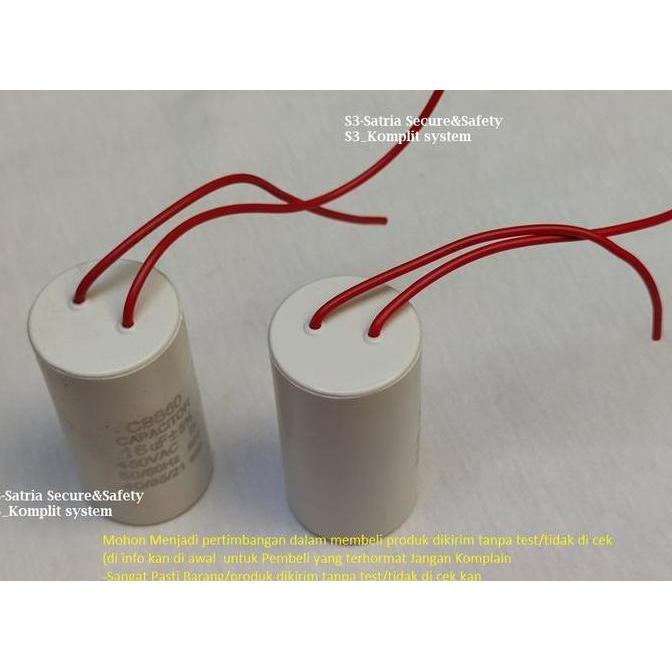 Pylo- Cbb60 Capacitor 16Uf Kapasitor 16 Uf Pompa Air