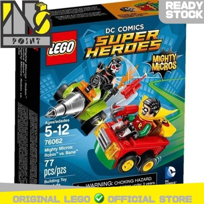 Promo LEGO 76062 - Super Heroes - Mighty Micros: Robin vs. Bane Diskon