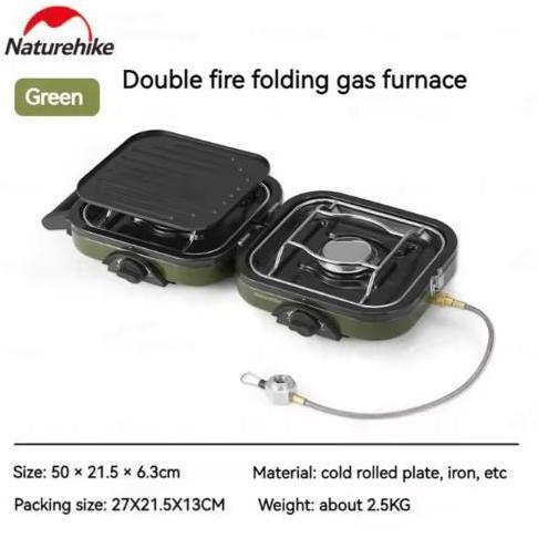 Kompor lipat naturehike NH22RJ003 double burner camping piknik