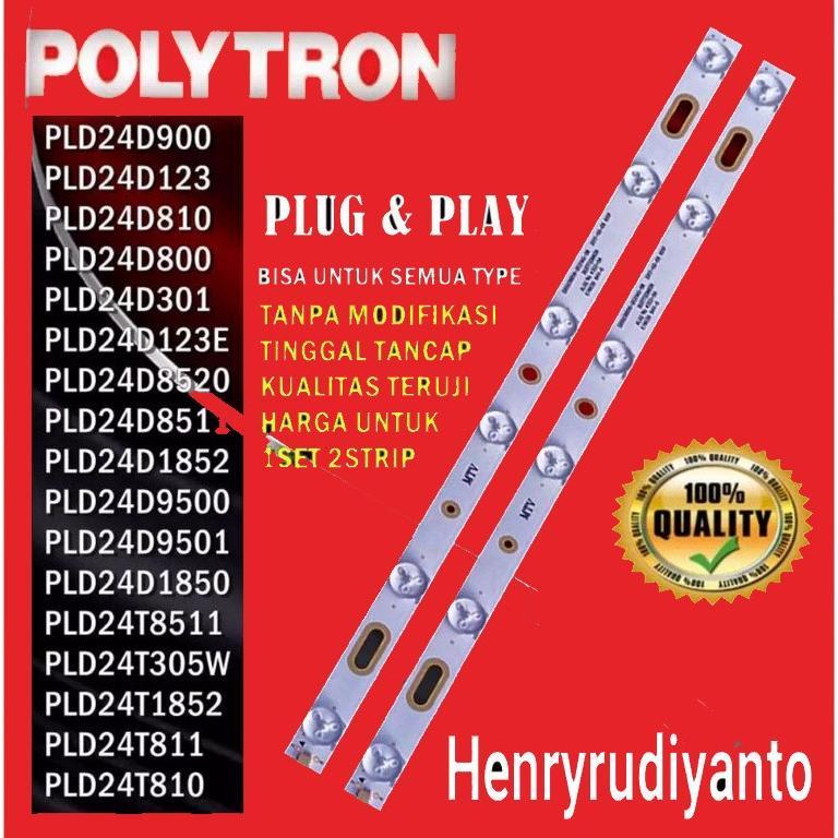 BIG PROMO BACKLIGHT TV LED POLYTRON 24 INC PLD24D123 PLD24D800 PLD24D810 PLD24D900 PLD24D301 PLD24D8
