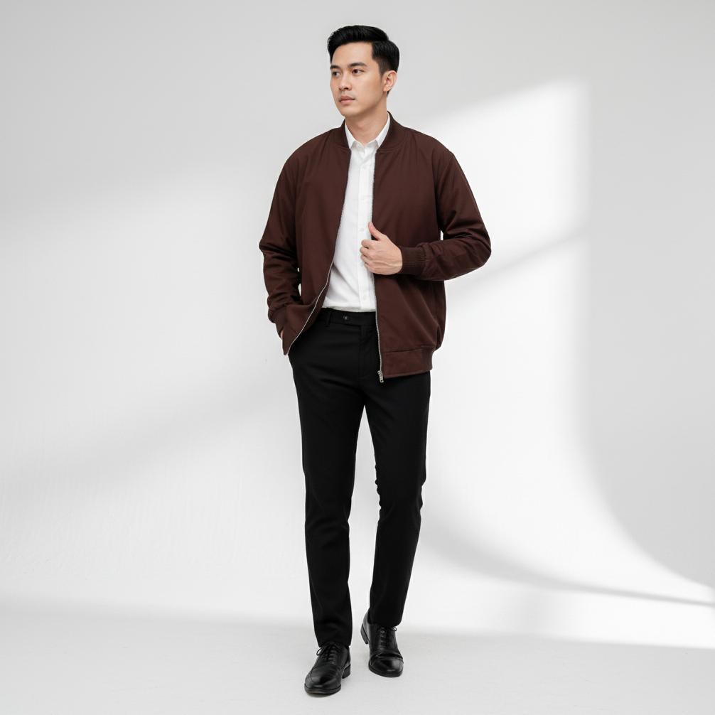 BESTPROMO Jaket Bomber Pria Jacket Bomber Canvas tebal bomber Pria Man